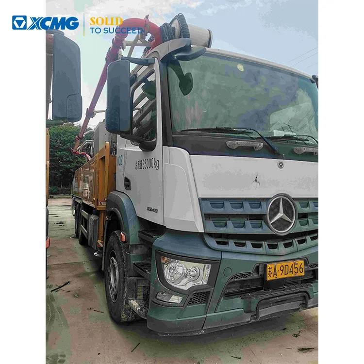 XCMG Official Hot Sale Used HB52V Truck Concrete Pump With Mercedes Chassis in Stock
